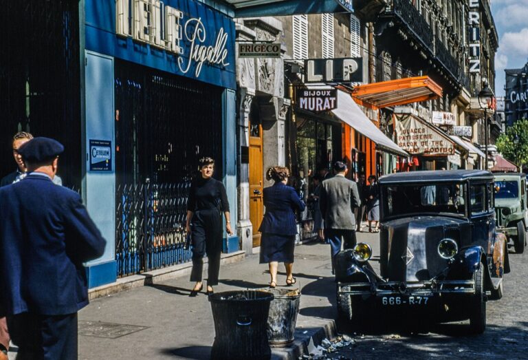 Rua antiga de uma cidade